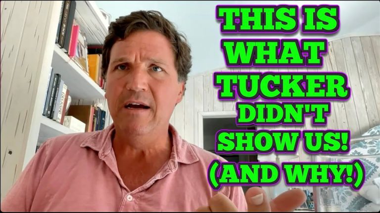 Tucker Carlson Reveals The Footage He Really Wanted To Air On Fox News And Why He Didn’T!