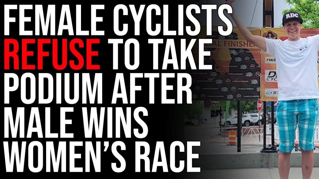 Female Cyclists Refuse To Take Podium After Male Wins Women’s Race