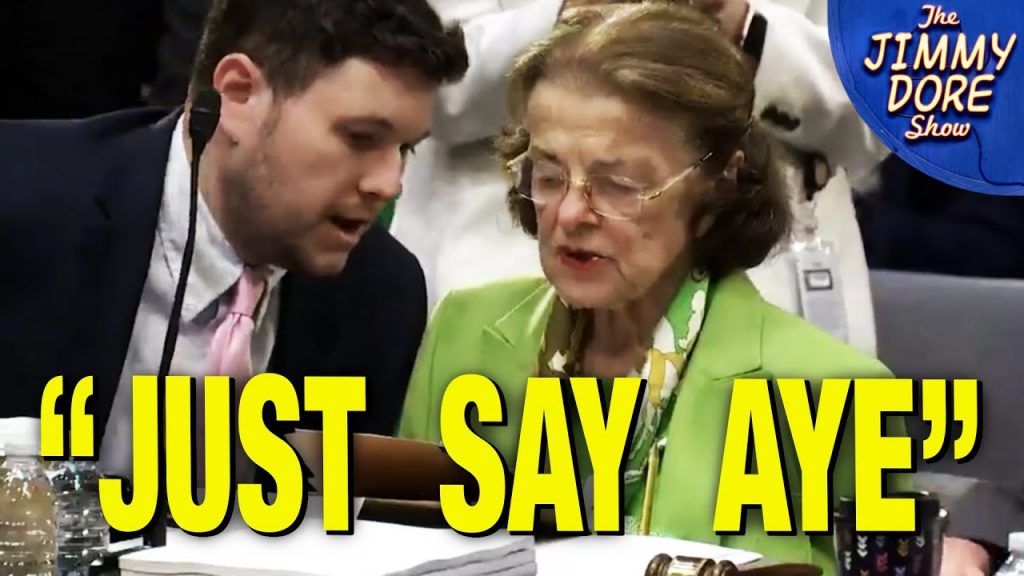 Sen. Feinstein’s Brain Melts Down DURING A VOTE!