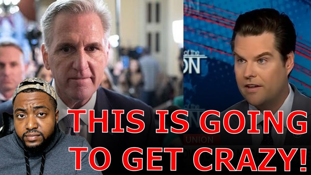 Matt Gaetz Declares He Will OUST Speaker Kevin McCarthy For FOLDING TO DEMOCRATS ON EVERYTHING!