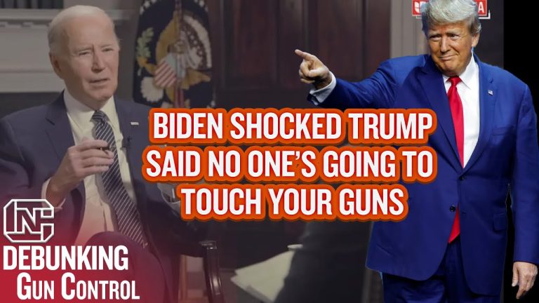 Biden Can’t Believe Trump Said No One’s Going to Touch Your Guns Biden Can’t Believe Trump Said No One’s Going to Touch Your Guns