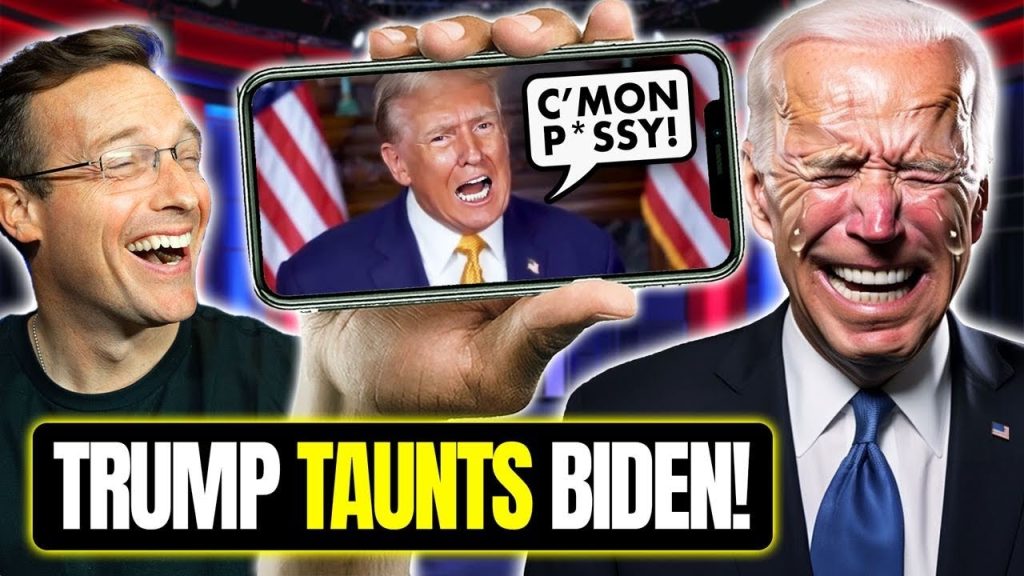 Trump Drops 5 Second Video Message Directly To Joe Biden | ‘Debate me B*TCH!’ Internet On FIRE