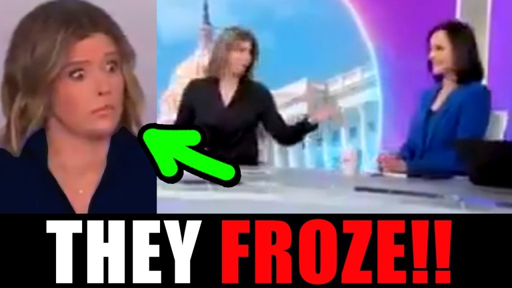 She accidently let it slip!! The panel FROZE….
