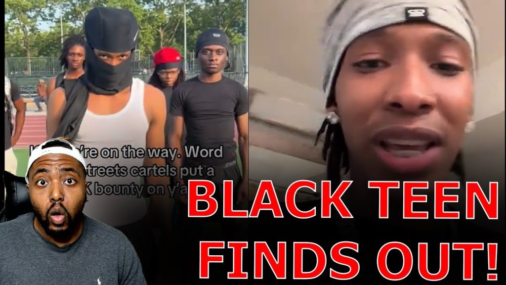 Black Teenager PANICS After Trump DHS EXPOSES Him For Threatening To KILL ICE Agents In Viral TikTok