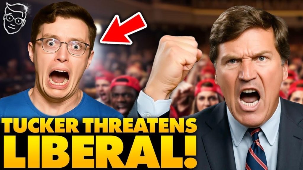 Tucker Threatens to PUNCH Lib, Then Completely HUMILIATES Him in Front of Roaring Crowd: ‘Get The F…