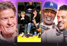 Charlie Sheen’s Hilarious Magic Johnson Story and Witnessing NBA History Courtside