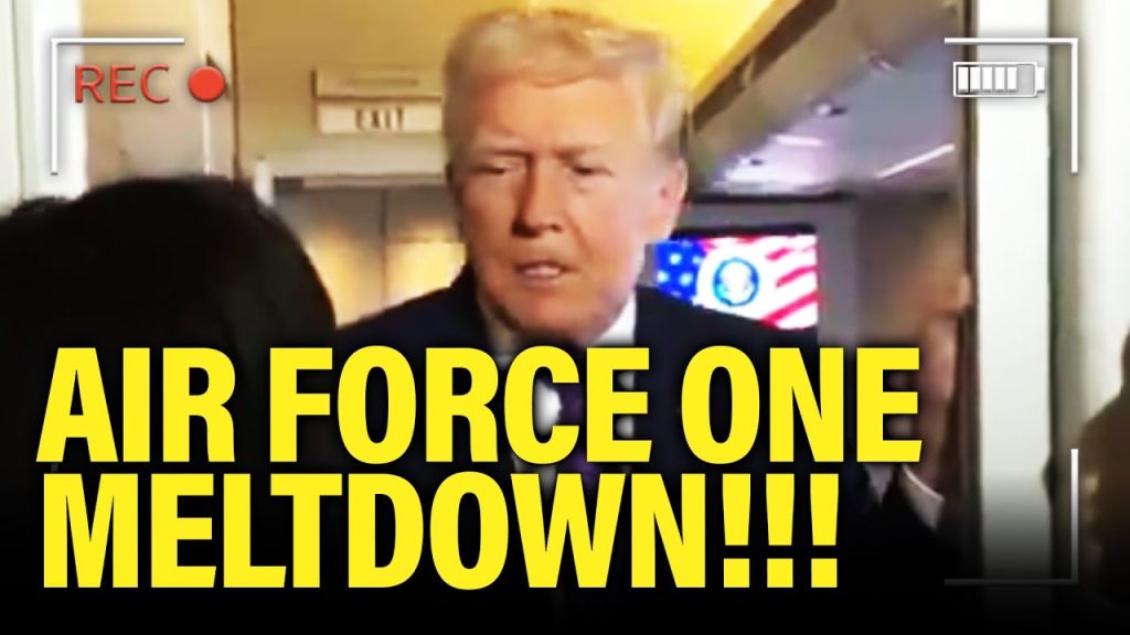 Trump has MAJOR BREAKDOWN on AIR FORCE ONE as PANIC SETS IN