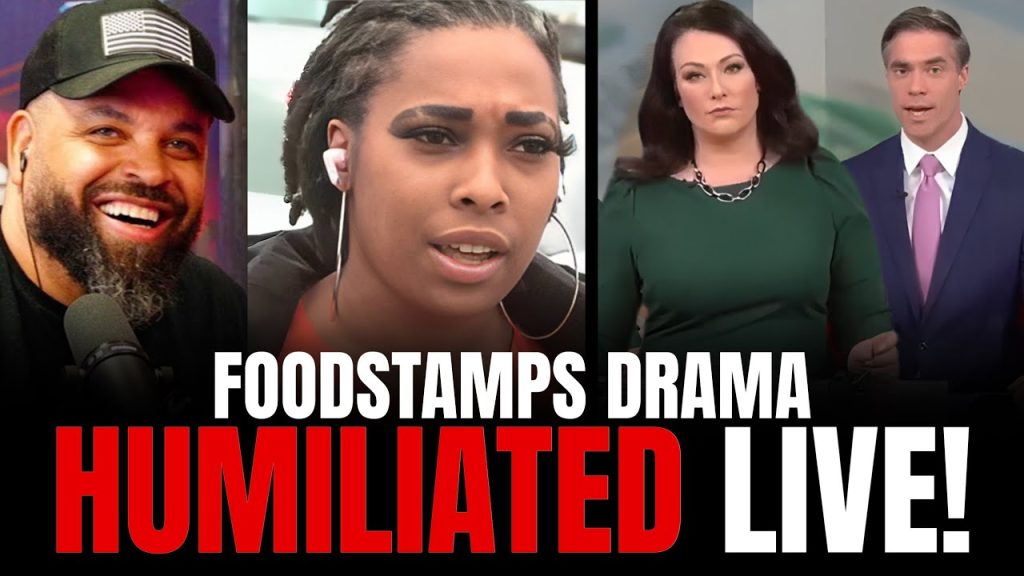 Reporters let Black woman Humiliate herself LIVE on NEW Foodstamp rules on Junk Food