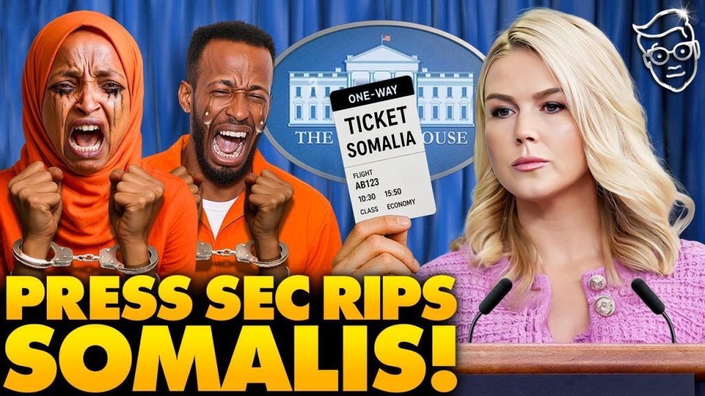 Karoline Leavitt EXPOSES Somali Fraud LIVE At White House as Reporters SCREAM-Whistleblower Deleted?