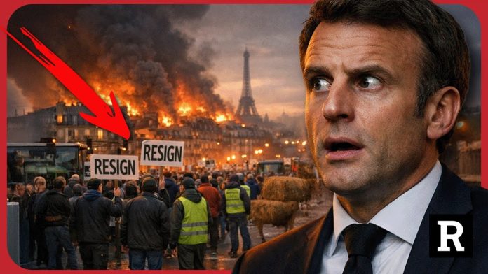 Holy SH*T! Macron and Husband Go Into Hiding in Paris Amid Farmer Revolt | Redacted