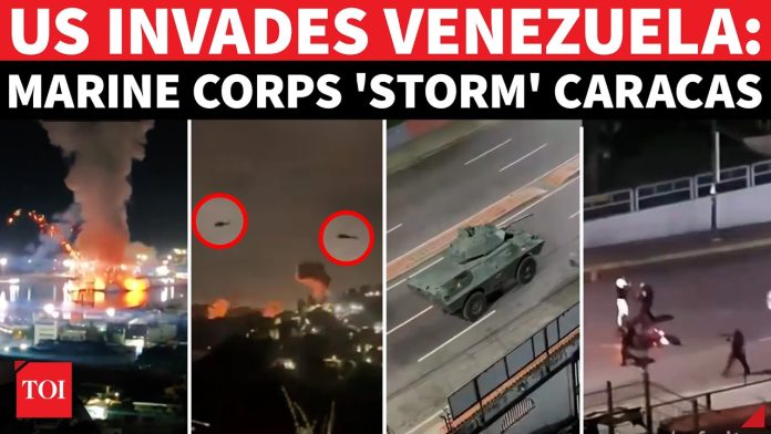 US Marines Have Arrived': Venezuelans SCREAM As Trump's Troops STORM Caracas; Tanks Roll | Watch