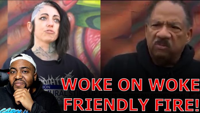 Black Leaders MELT DOWN Over White Liberal Woman REFUSING To Remove 'RACIST' WOKE Watermelon Mural!