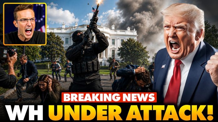 🚨Gunman STORMS White House, Opens Fire in Mass Shooting While Trump in The Building | Assassination…