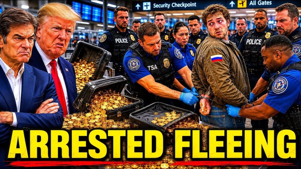 Fraudster ARRESTED with Suitcases FULL of Gold