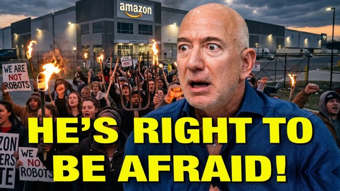 Jeff Bezos Is TERRIFIED The Masses Will Revolt & Come For Him!