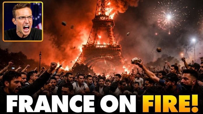 France Has Fallen: Paris Set ABLAZE, Eiffel Tower on FIRE! 3rd World Invaders BURN Down City…🔥