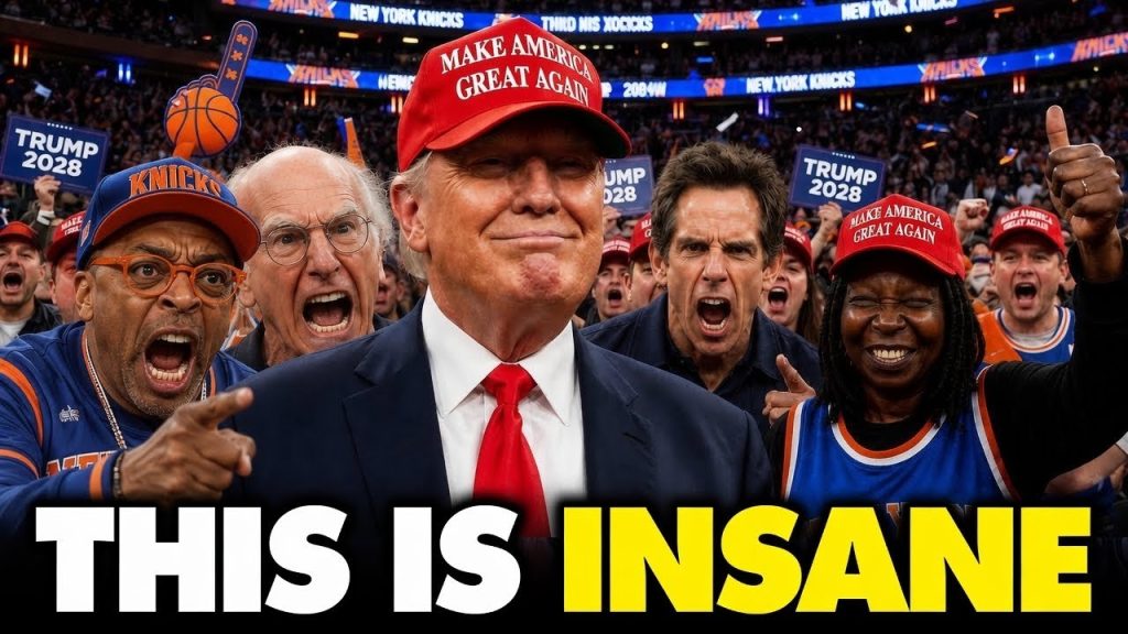 Madison Square Garden ROARS As Trump Crashes NY Knicks Finals Game | Trump’s Reaction Shocks World 🏀