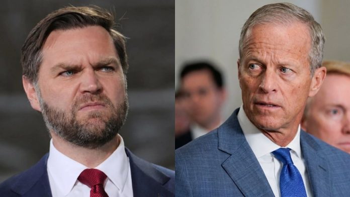 John Thune Blindsided - JD Vance Is Coming For Him