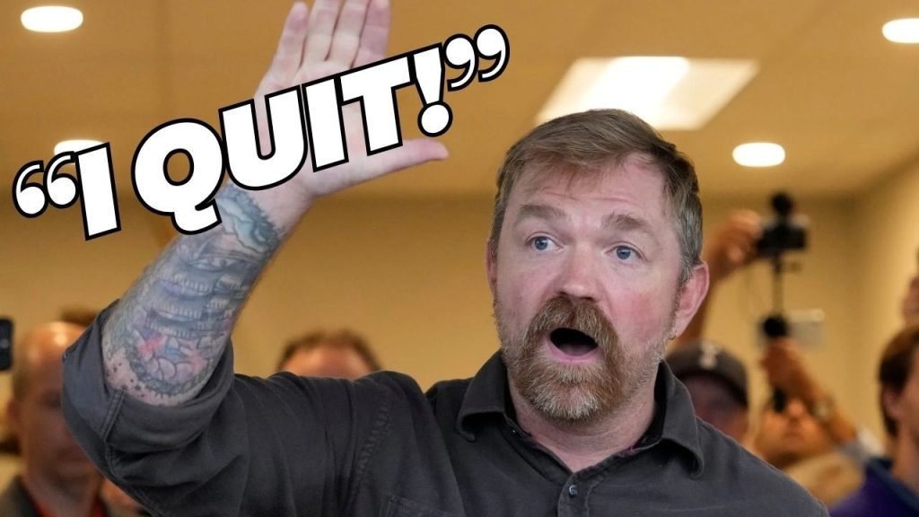 I Quit’ – Platner Shocker Hours Before Election