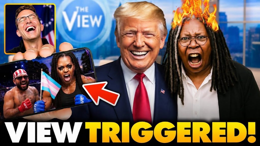 Whoopi BURST Into Flames On-Air Over Hysterical Michelle Obama Joke From UFC At The White House…🤣