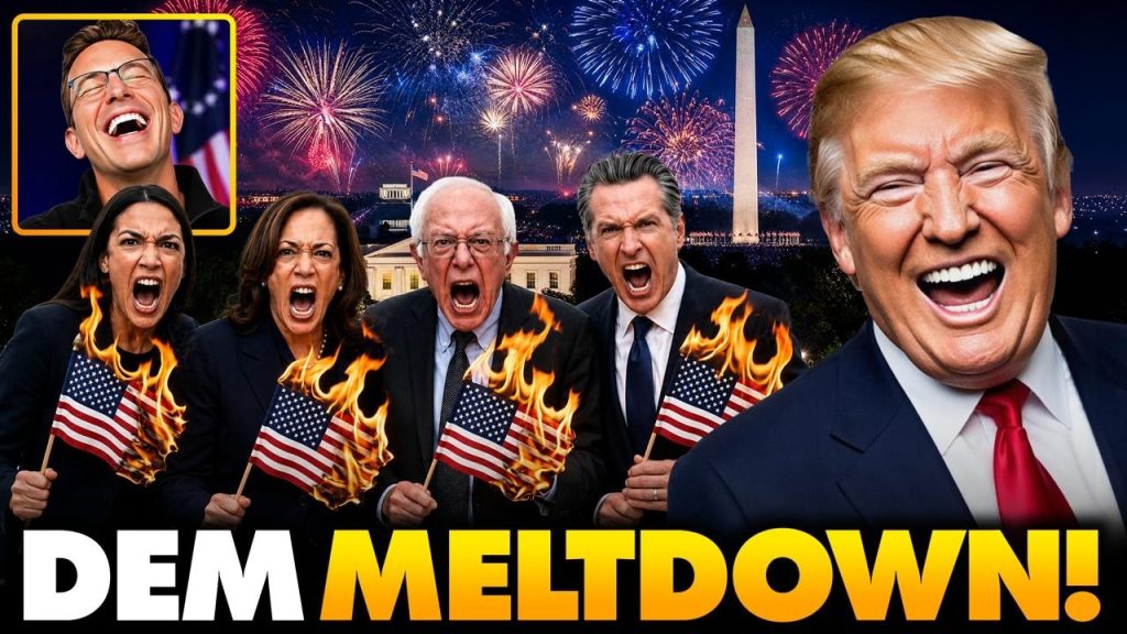 Libs Throw Hysterical, Unhinged 4th Of July MELTDOWNS As America Roars For Trump’s USA 250 Blowout🇺🇸