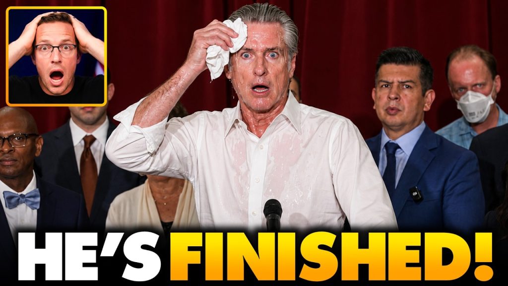 Gavin Newsom SNAPS, Then FLEES From Stage Over Question About Tax Crimes | ‘He’s PANICKING’