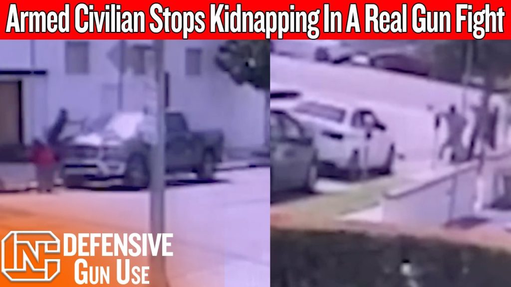 One Armed Civilian, One Masked Gunman, One Real Gun Fight