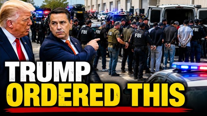 YES! Trump Sends Agents to Arrest Massive Fraud Ring