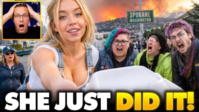 Americans Homes Burn Down…Then Sydney Sweeney Secretly Shows Up to SERVE Them