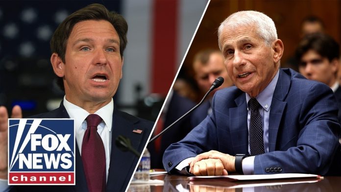 COMPLETE DISGRACE': DeSantis FIRES BACK at Fauci's diary insults