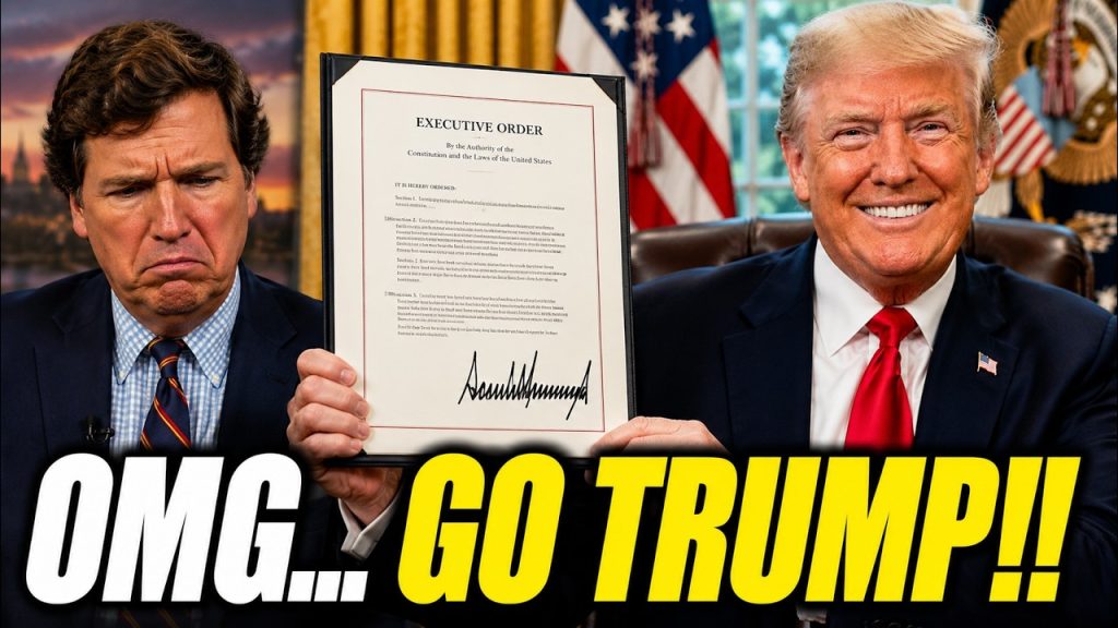 Trump Signs NEW Order to Cut Off Democrats as Tucker Drops BIZARRE Anti-Trump Memo