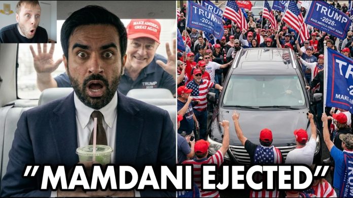 Mamdani INVADES “Trump Rally”… Then NYC LOCALS THROW HIM OUT