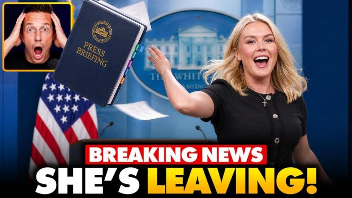 Karoline Leavitt Announces SHOCK Departure From Trump White House…What She’s Doing Next Is Pure🔥