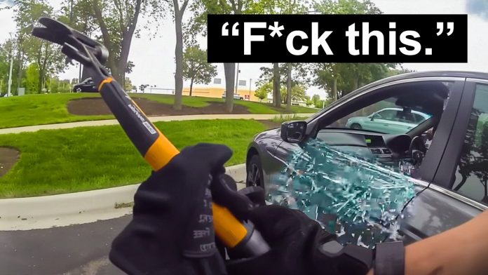 Entitled Teen vs No-Nonsense Cop With Hammer