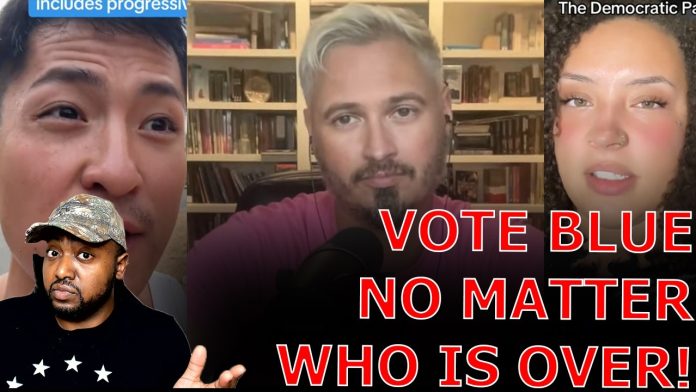 Liberals REVOLT Against 'VOTE BLUE NO MATTER WHO' Helping Socialists Take Over Democrat Party!