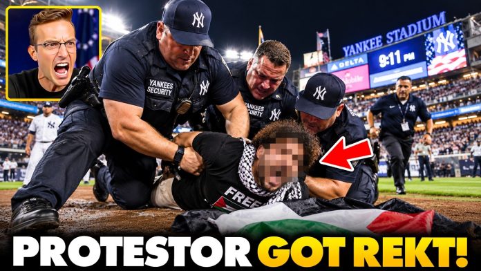 Lib Crashes Yankees Game On 9/11 With Muslim Flag, Gets INSTANT Karma