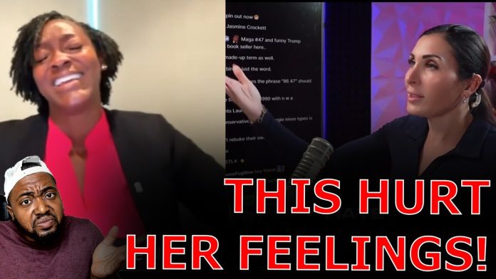 Black Democrat BREAKS DOWN IN TEARS Over Laura Loomer Exposing Her Hypocrisy As A Ghetto Communist